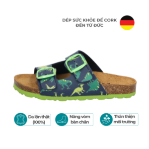 Dép Đế Cork Bé Trai - Bioline Universe Navy/Green/Blue