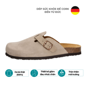 Dép Sức Khỏe Đế Cork Nam/Nữ Pedro grey