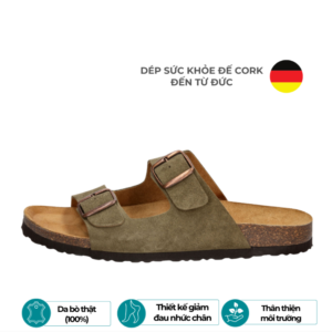 Dép Sức Khỏe Đế Cork Nam/Nữ - Alvaro Olive
